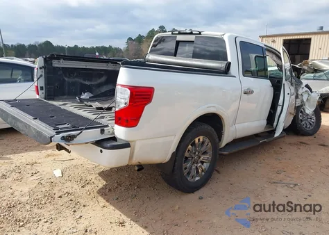 2017 Nissan Titan Platinum Reserve from USA, damaged, VIN 1N6AA1E56HN514037